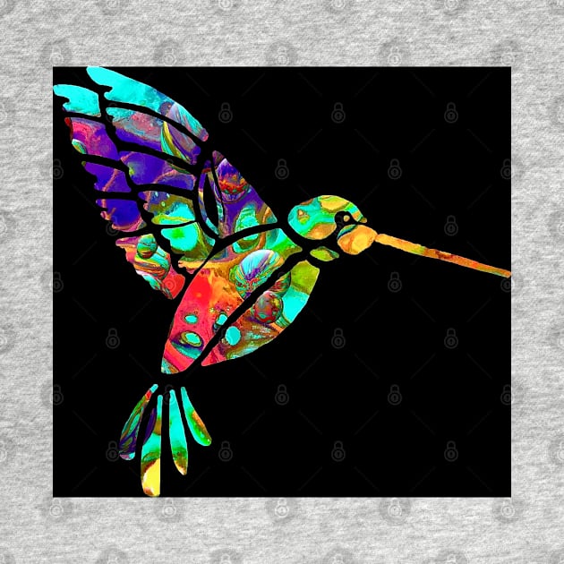 "Artsy Hummingbird" by Colette22